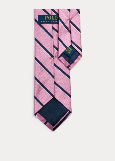 Men's Polo Ralph Lauren Striped Silk Narrow Ties | 679854SIH